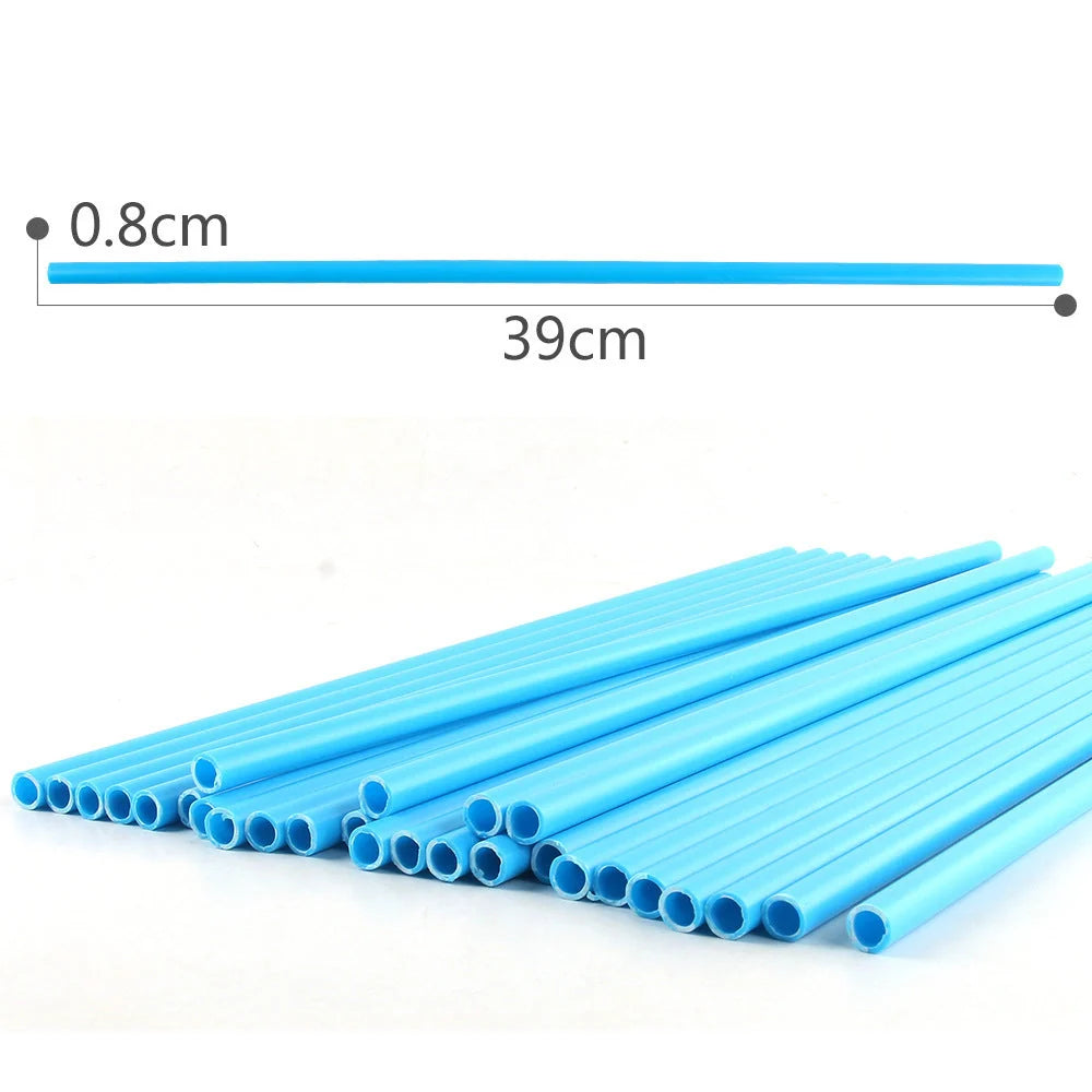 Kids DIY 3D Construction Fort Building Kit with sticks and balls for creative play