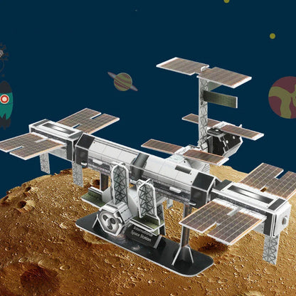 3D paper puzzle DIY solar system for kids, educational space toy