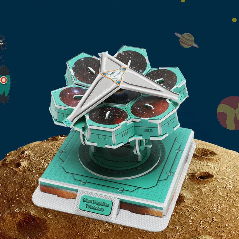 3D paper puzzle DIY solar system for kids, educational space toy