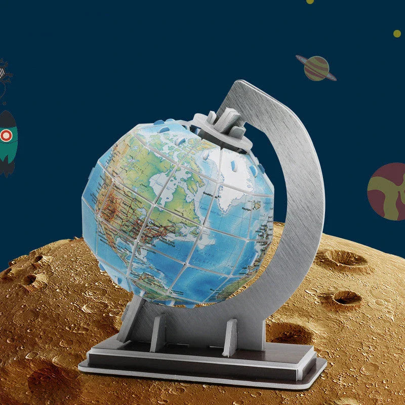 3D paper puzzle DIY solar system for kids, educational space toy