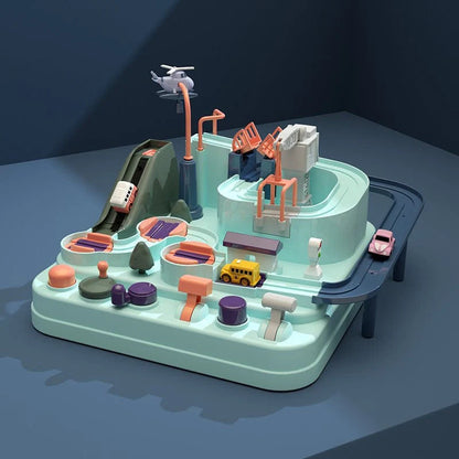 Macaron School Bus Toy - durable plastic children's toy with vibrant colours