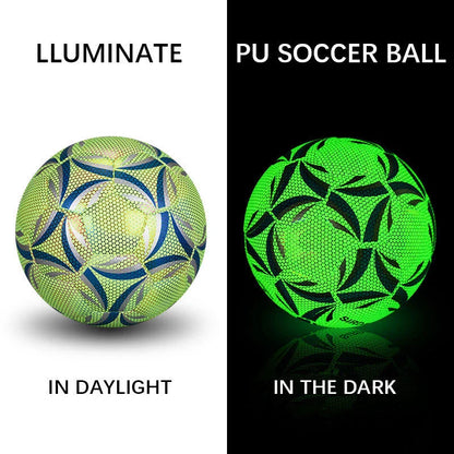 Luminate Glowing Soccer Practice Football for night training sessions