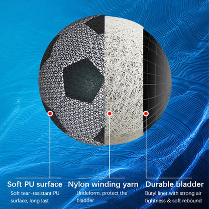 Luminate Glowing Soccer Practice Football for night training sessions