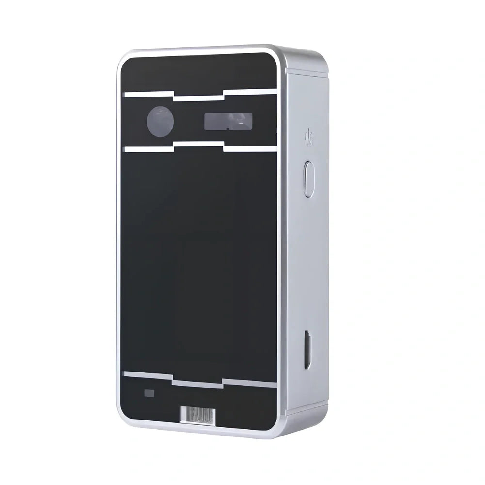 Black Bluetooth laser projection keyboard projecting 26 cm virtual QWERTY keys on desk with mouse function active