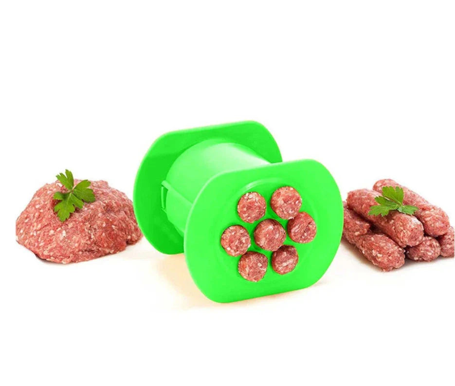 Versatile Meat Grinder for making homemade sausages, hot dogs, and pasta balls in the kitchen