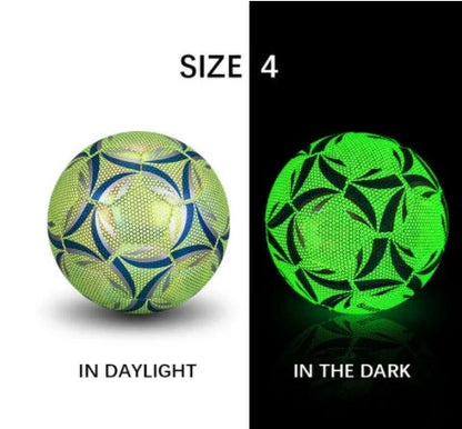 Luminate Glowing Soccer Practice Football for night training sessions