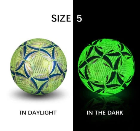 Luminate Glowing Soccer Practice Football for night training sessions