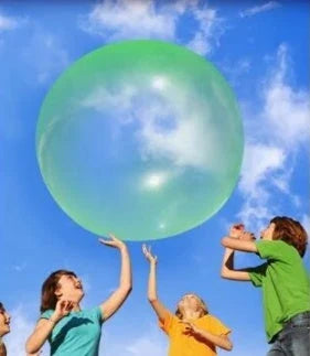 Colorful extra-large inflatable bubble balls in various sizes and vibrant hues, perfect for parties and outdoor fun