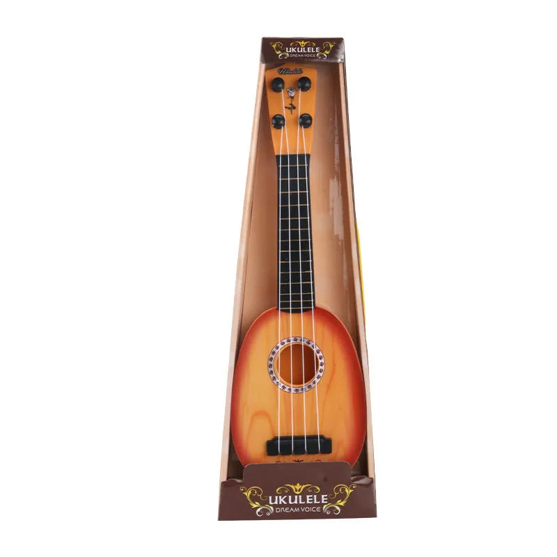 Children's safety plastic simulation ukulele toy for musical interest training