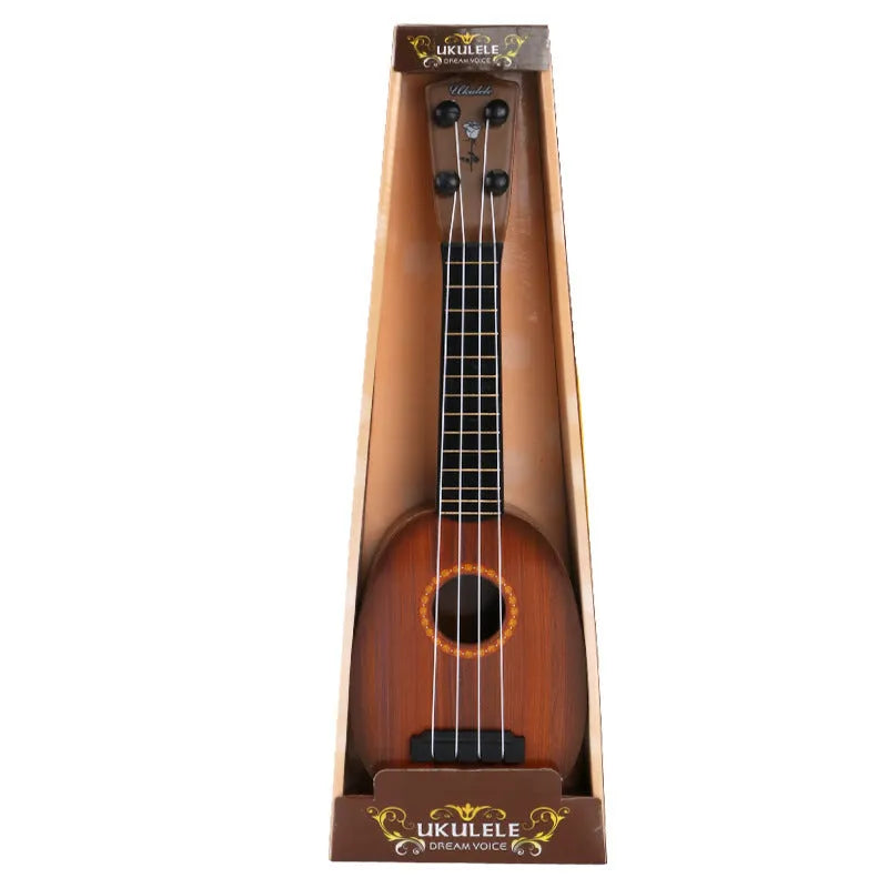 Children's safety plastic simulation ukulele toy for musical interest training