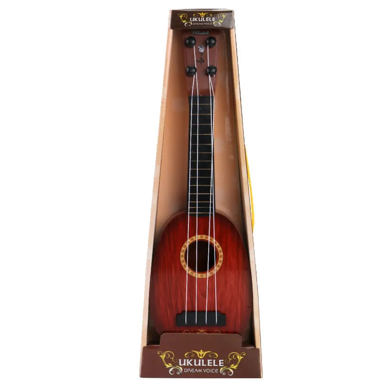 Children's safety plastic simulation ukulele toy for musical interest training