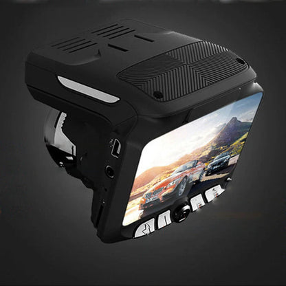 HD Car Camera DVR with laser speed detector and night vision features