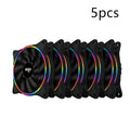 Patriot Rainbow V1 black desktop computer case fan for PC cooling