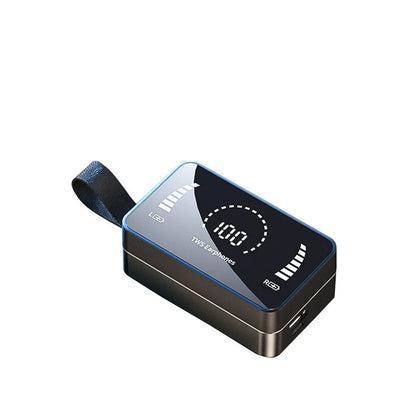 Bluetooth 5.0 waterproof earphones with charging case and deep bass sound