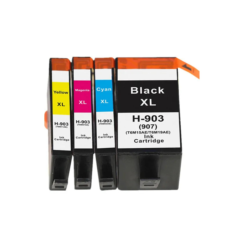 Set of four compatible ink cartridges for HP Officejet Pro 6950 6960 black blue red yellow vacuum sealed