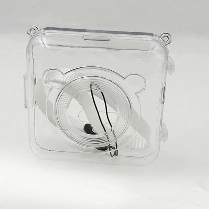 Portable handheld label mini thermal printer in white, pink, or blue