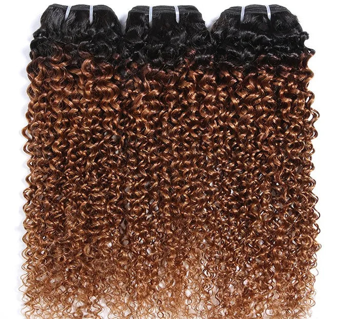 Real human hair wig in Afro kinky curly texture, brown colour, medium long length, 10-18 inch options