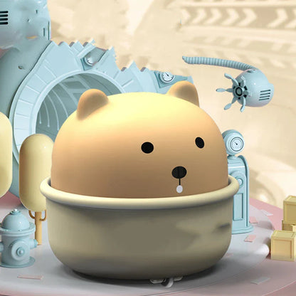 Mini Baby Toy Car Wind Up Cartoon Animal Toy Press and Go Vehicles in vibrant colours