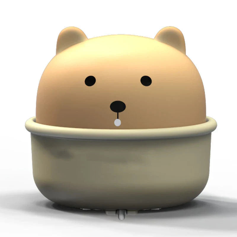 Mini Baby Toy Car Wind Up Cartoon Animal Toy Press and Go Vehicles in vibrant colours