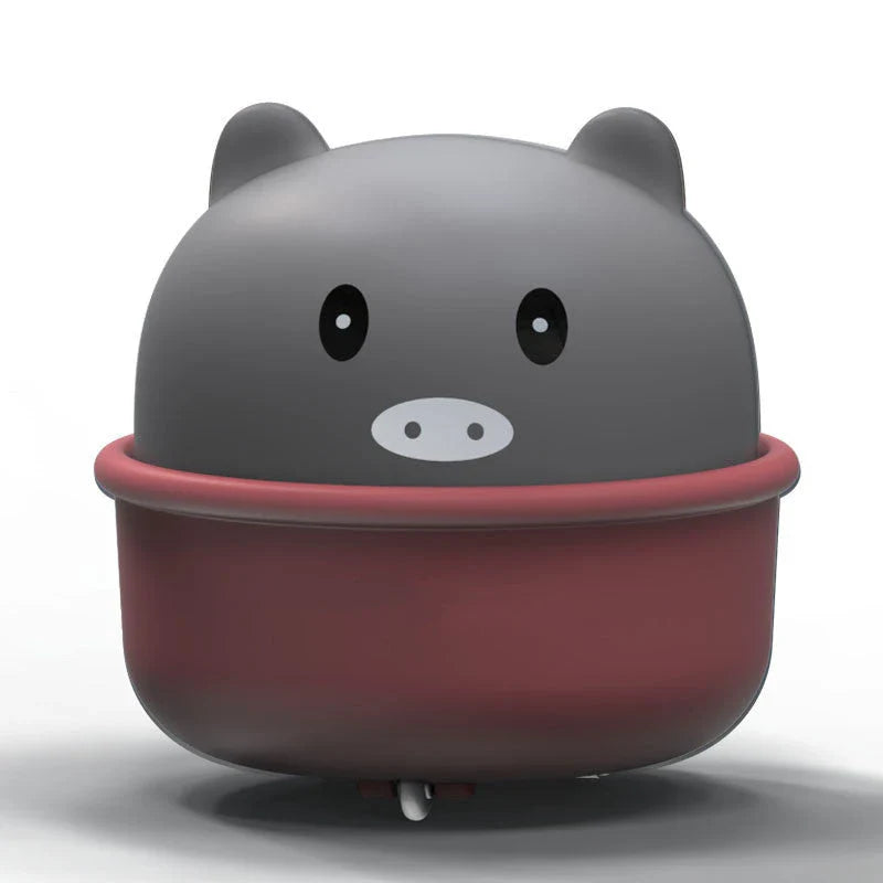 Mini Baby Toy Car Wind Up Cartoon Animal Toy Press and Go Vehicles in vibrant colours