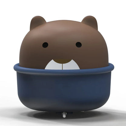 Mini Baby Toy Car Wind Up Cartoon Animal Toy Press and Go Vehicles in vibrant colours