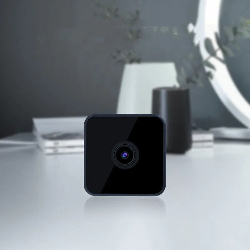 Smart Intercom Network Camera Home in black ABS body with 60mm lens for 1080P indoor security