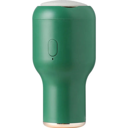 Electric Foot File Grinder in pink, blue, and white for dead skin removal