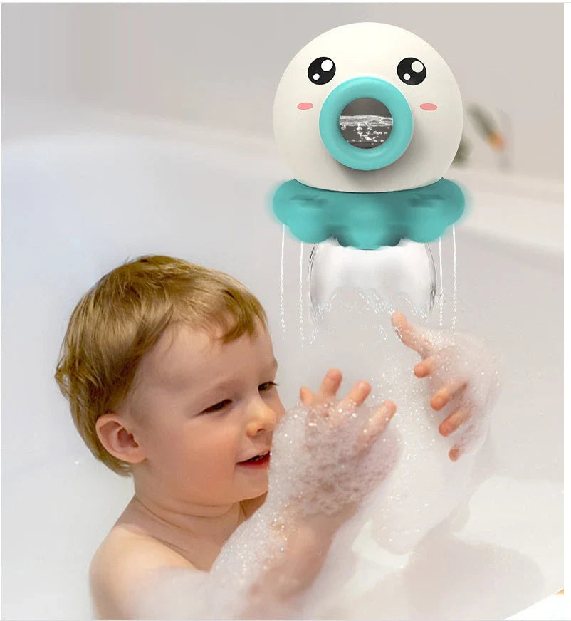 Spin & Spray Octopus Bath Toy - Rotating Shower Fun for Kiwi Kids