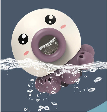 Spin & Spray Octopus Bath Toy - Rotating Shower Fun for Kiwi Kids