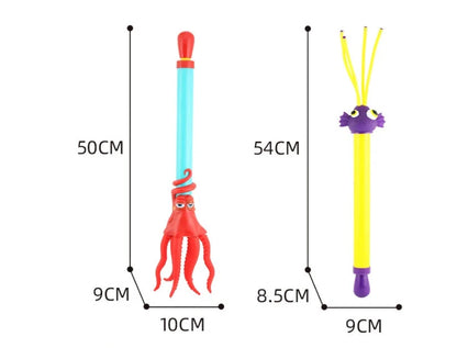 Octopus Water Gun Toy for summer fun with multiple water outlets