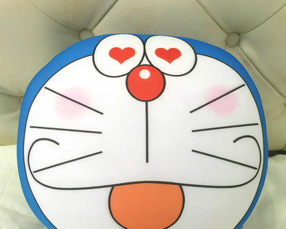 32cm black and white kitten plush doll with smiling expression and nano-foam filling, 32 cm tall