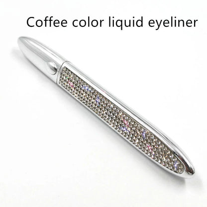 Multicolour self-adhesive false eyelashes with eyeliner for easy application