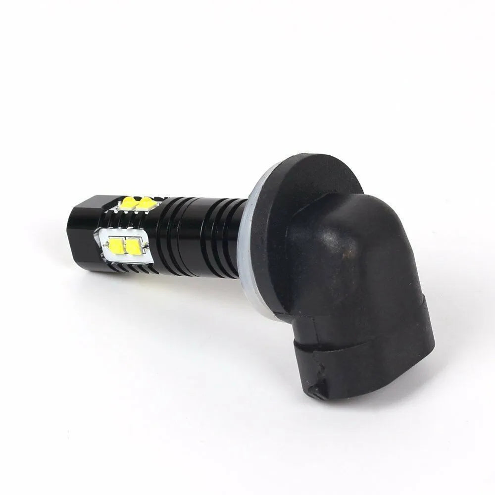Car LED fog light 10SMD 50W 6000K white black shell aluminium 881 base