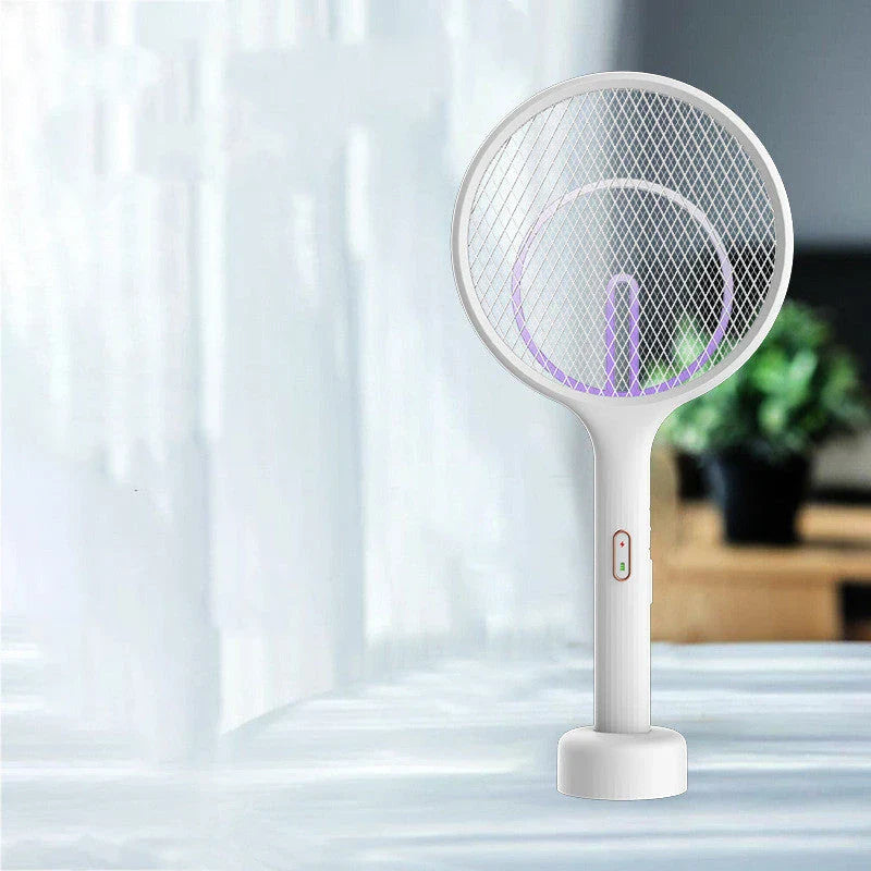 Rechargeable stand mosquito killer lamp with electric shock function