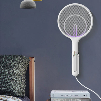 Rechargeable stand mosquito killer lamp with electric shock function
