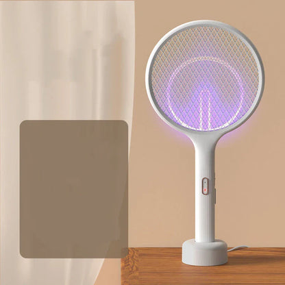 Rechargeable stand mosquito killer lamp with electric shock function