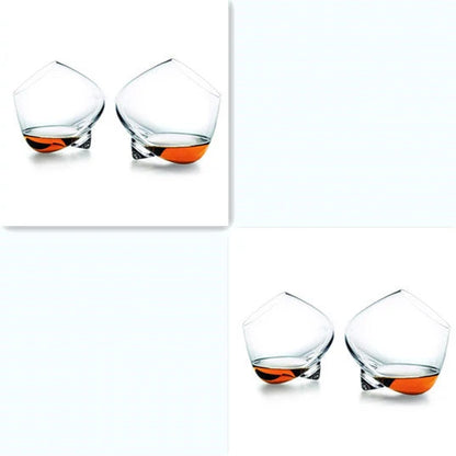 Crystal whiskey glass with wide belly for enhanced aroma and flavour