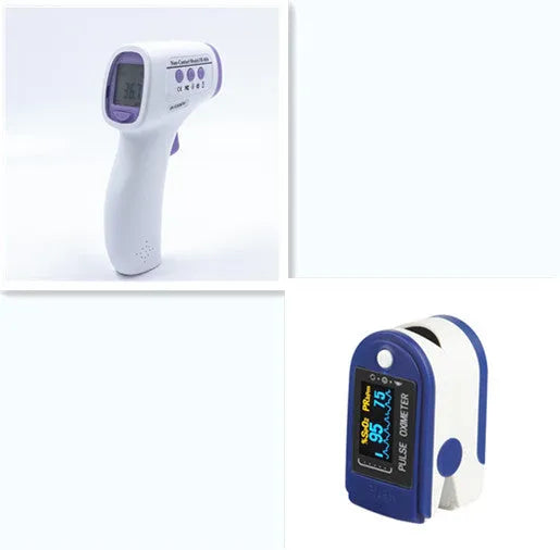 White digital non-contact thermometer for infrared temperature measurement
