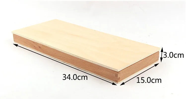Wooden Montessori educational toy for preschool children aged 2 to 7 years.