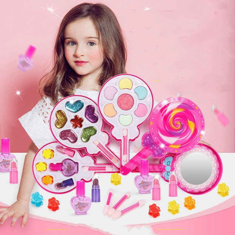 Kids washable makeup set with vibrant colors for safe, creative play