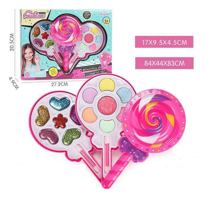 Kids washable makeup set with vibrant colors for safe, creative play