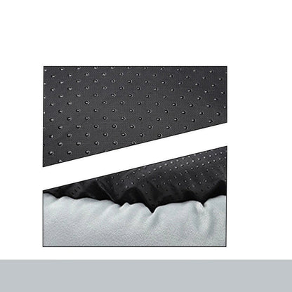 Round Egg Tart Pet Nest in grey and light grey, sizes S to XL