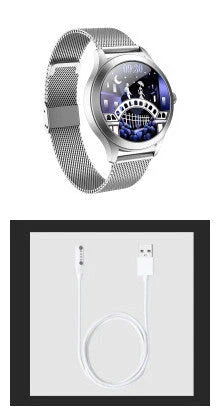 Chivo KW10Pro Women's Smart Watch with fine steel strap and ultra-thin dial