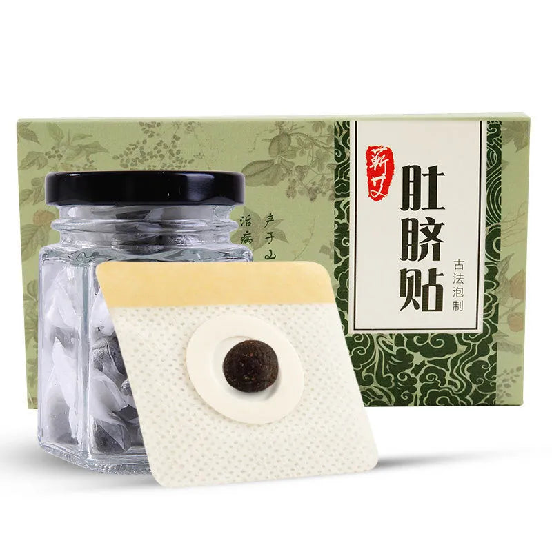 Belly slimming patch box of 30 patches with moxa sticks for abdominal use