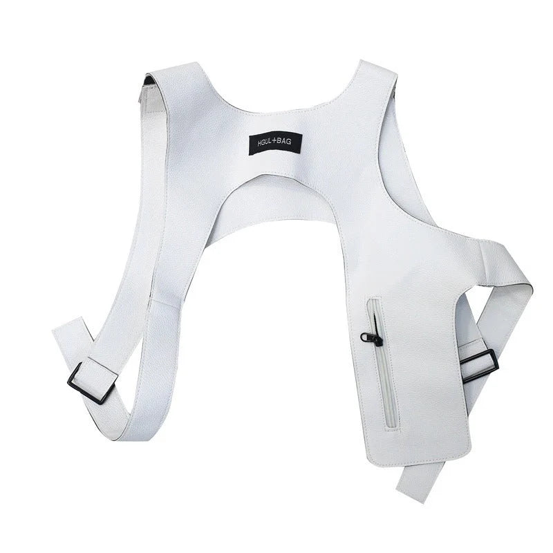 TrendyBrand PU Leather Tactical Vest in multiple colours, showcasing durability and style.