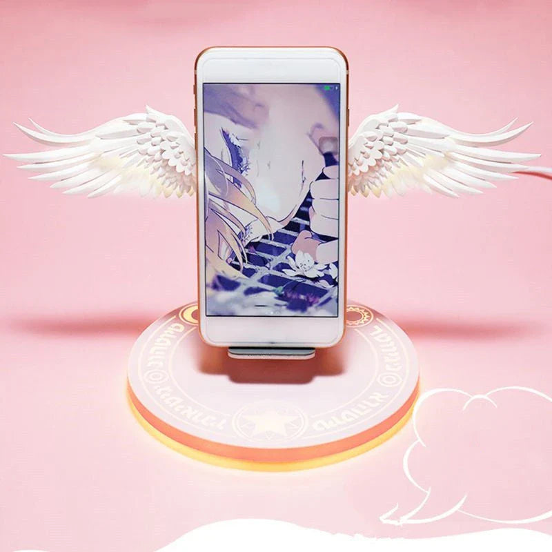 Awe-Inspiring Wireless Charging Angel Wings - Elevate Your Mobile Experience with Mesmerizing Design and Fast Charging Capabilities