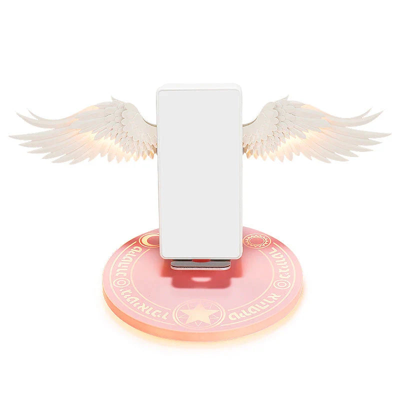 Awe-Inspiring Wireless Charging Angel Wings - Elevate Your Mobile Experience with Mesmerizing Design and Fast Charging Capabilities