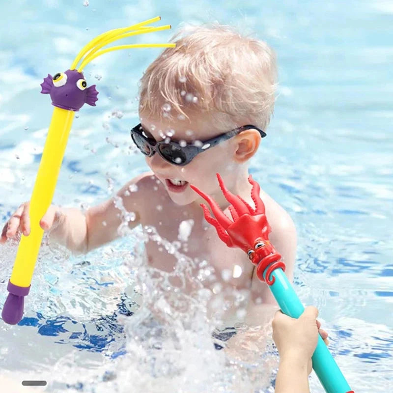 Octopus Water Gun Toy for summer fun with multiple water outlets