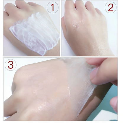 Gold tube of 35g Yeast Beauty Rejuvenating Facial Mask Cream, tear-off paste for moisturising all skin types with yeast and Centella