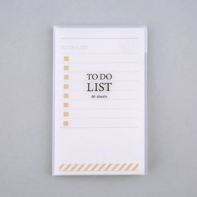 A6 sized PP frosted notebook in green colour showing perforated, tearable pages